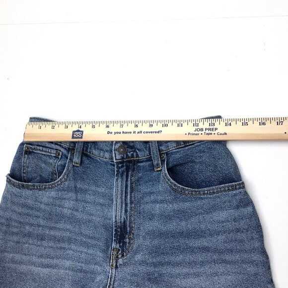 Abercrombie & Fitch Womens Jeans 90's Straight Ultra High Curvy Rise 4 length 28 - Picture 4 of 10